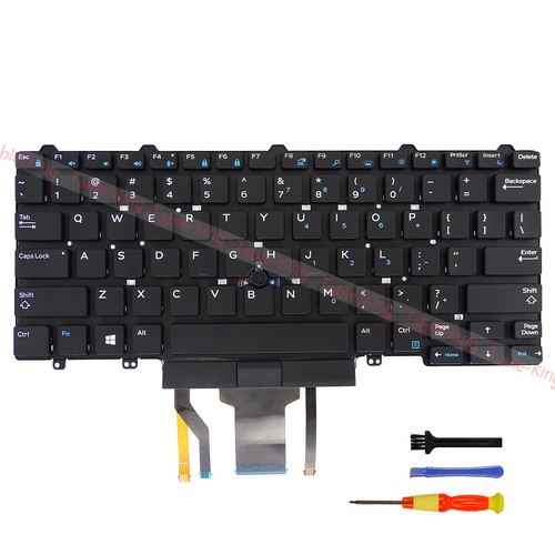 Teclado de repuesto con retroiluminación compatible con Dell Latitude Teclado de repuesto con retroiluminación compatible con Dell Latitude