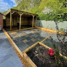 Rustic Slate 4 Mixed Sizes Calibrated Patio Packs