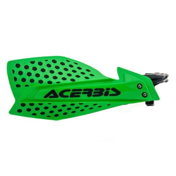 Protège-Mains ACERBIS X-ULTIMATE avec Spoiler Amovible Vert Noir