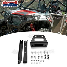 For 2008-2022 Polaris RZR 570/800 EFI Heavy Duty Steel UTV Winch Mount Plate Kit