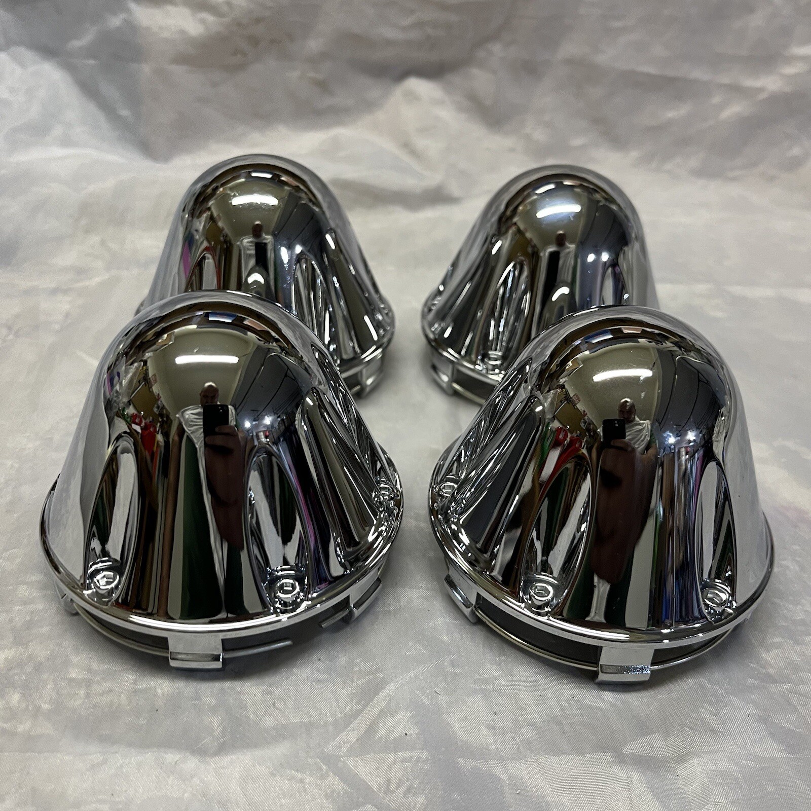 Set of 4 GIO CUSTOM WHEELS Center Caps Wheel Hub Covers LG0509-06 CAP792K91-image