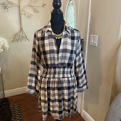 black and white checkered dress zara ZARA Midi Dress: The Perfect Spring Outfit