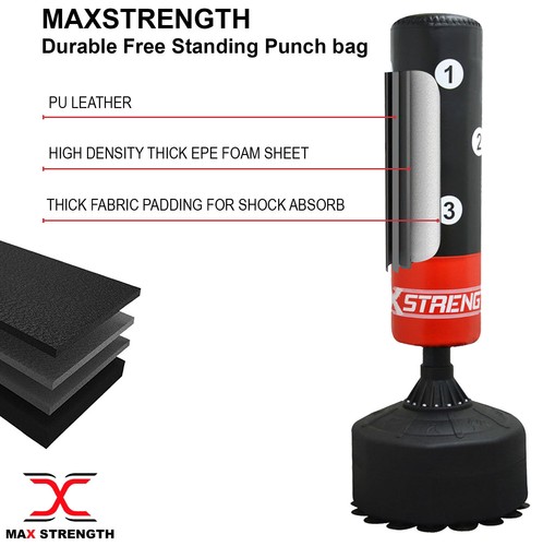 Free Standing Boxing Punching Bag Stand Kick Heavy MMA Martial Art Training - Picture 86 of 178