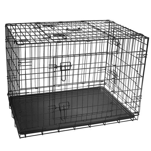 Large black dog kennel 2025