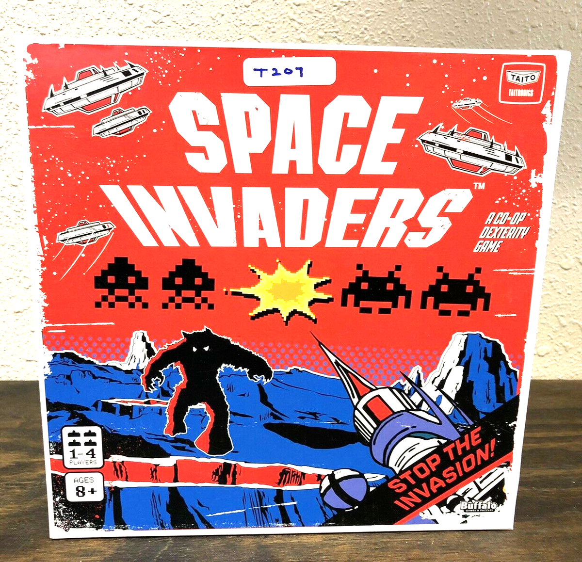 Space Invaders A Co-Op Dexterity Board Game Taito Taitronics
