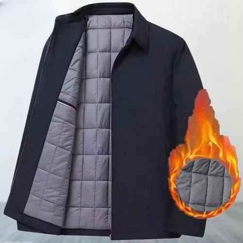 Herren Freizeit Business Mantel Männer Klassisch Elegant Herren Winterjacke Social Blazer - Bild 7 von 19