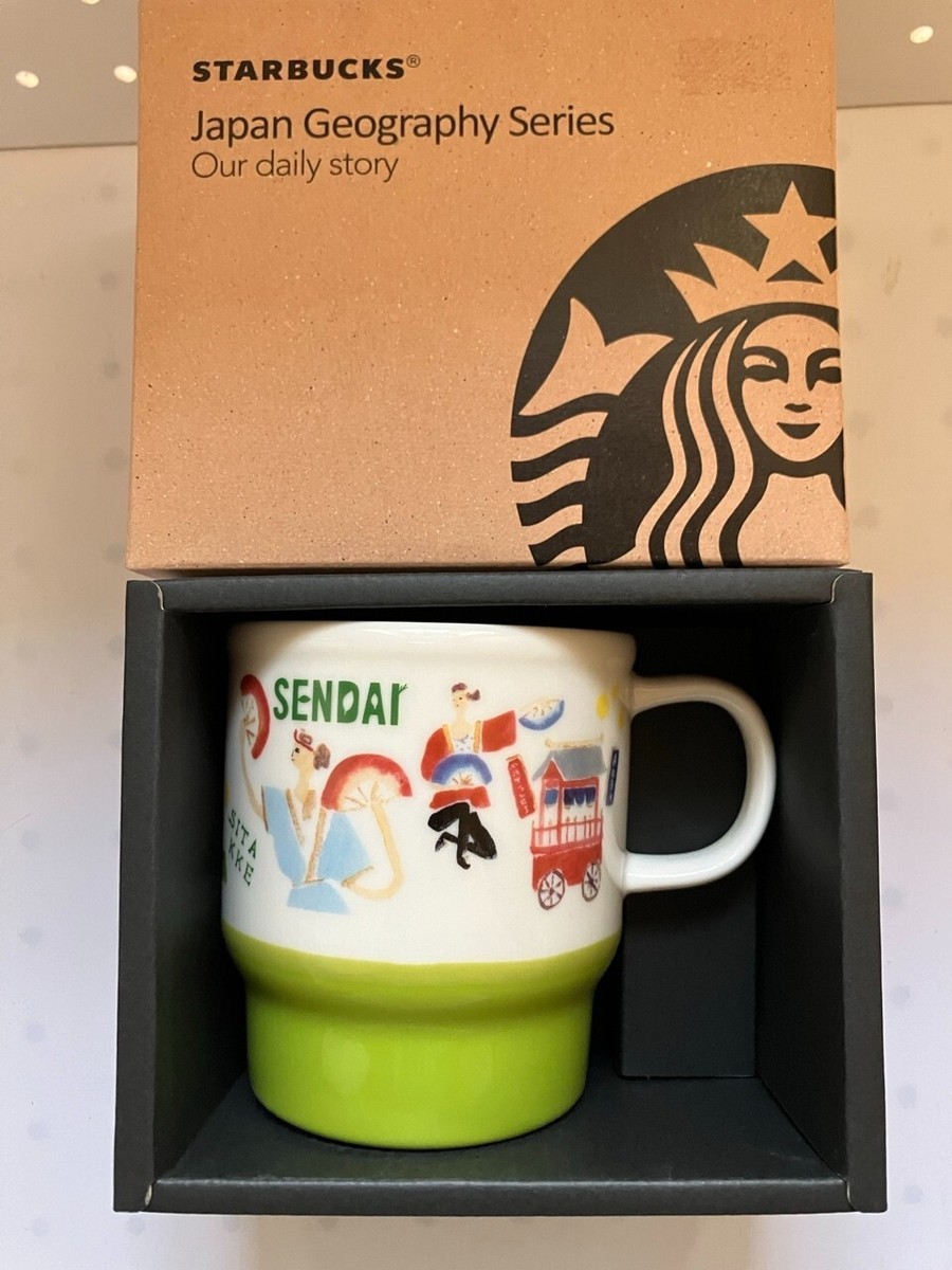Sendai Starbucks Mug Cup 12oz Japan Geography Series Limited