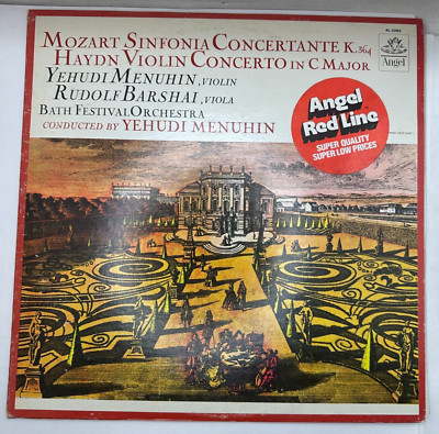 MOZART SINFONIA CONCERTANTE  HAYDN VIOLIN CONCERTO in C Major Yehudi Menuhin, 