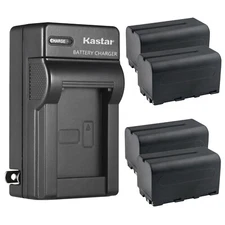 Kastar Battery AC Charger for Neewer Advanced 660 Dimmable Bi-Color Video Light