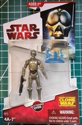 Star Wars The Clone Wars Animated 4-A7 Actionfigur CW13 Sealed MoC