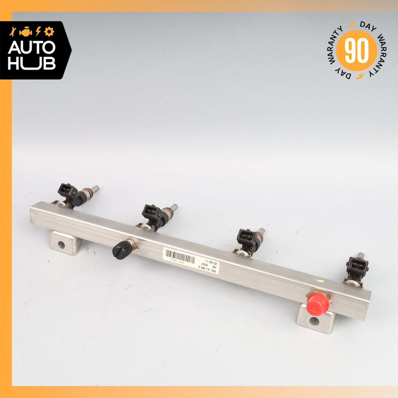 Maserati GranTurismo M145 Fuel Injection Rail Line w/ Injectors Left Side OEM