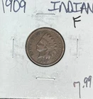 1909 INDIAN HEAD CENT ~ FINE ~NICE COIN~