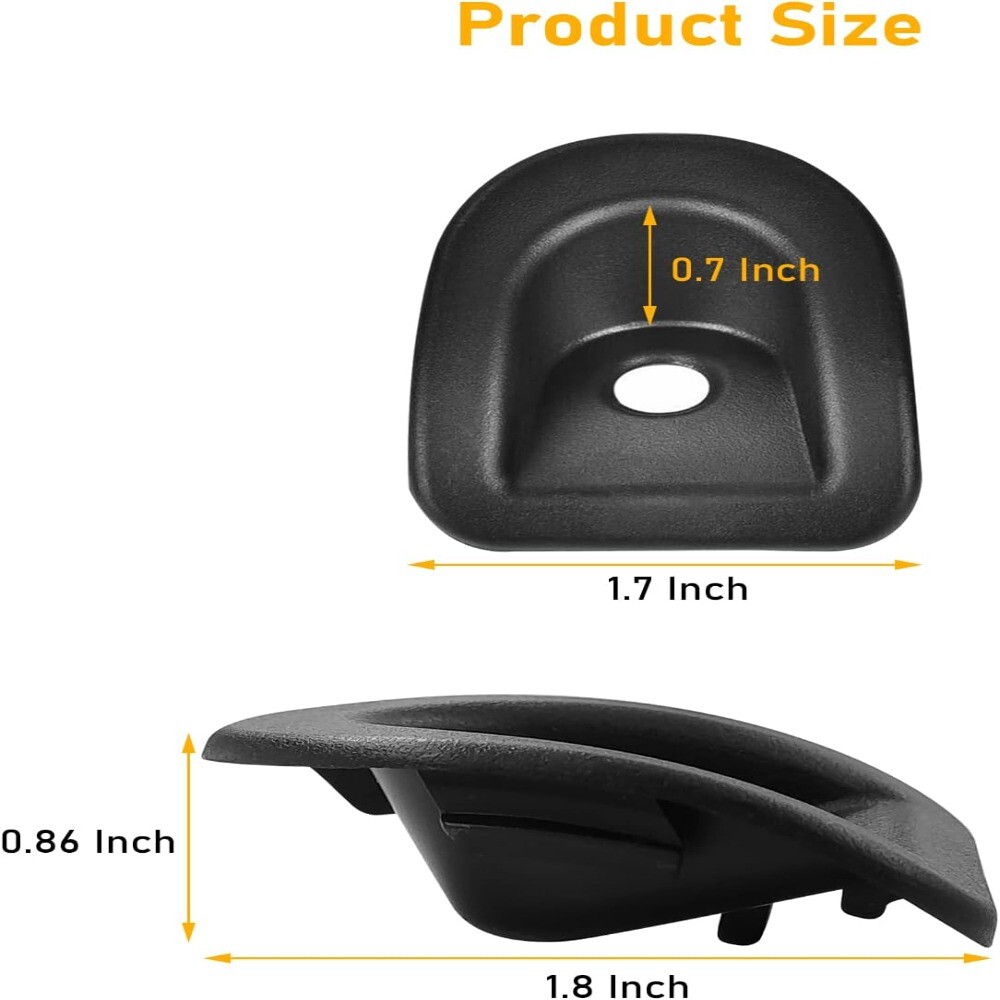 2Pcs 7R3Z63220A51AC Door Panel Trim Lock Grommets Black Lock For Car