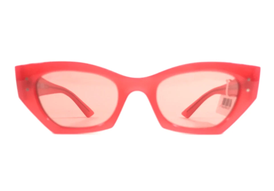 Gafas de sol Ray-Ban RB4430 ZENA 6760/84 rojo cereza ojos de gato monturas con lentes rosas Foto 2 de 4