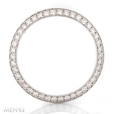 Aftermarket Diamant Lünette - Rolex Datejust ø 41 mm Weißgold by Menze (22752)