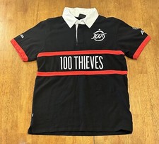 100 Thieves 2022 Jersey Polo Shirt Sleeve Med...