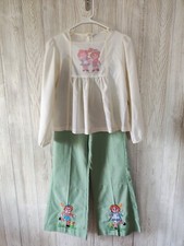 HTF Raggedy Ann 1970s Pants And Blouse Set VTG 70s Growing Girl Size 12