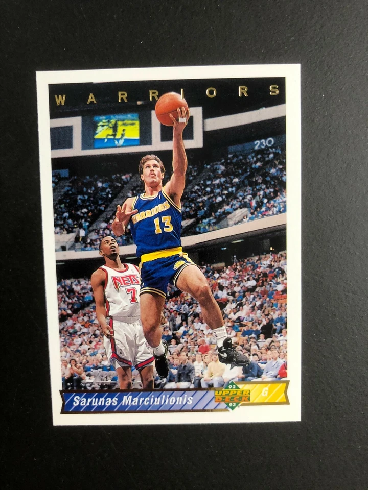 1992 SARUNAS MAMARCIULIONIS Upper Deck a Basketball Card.# 249 Made in USA - Image 2 of 4