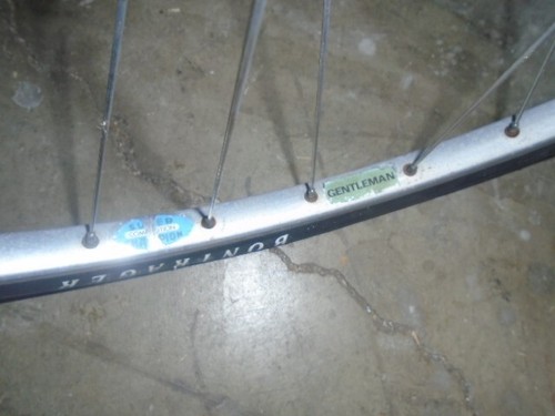 SHIMANO SF 36H 600 ?? HUBS 27" RIMS ROAD WHEELS SUNTOUR FW NICE - Picture 10 of 13