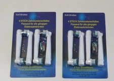 8pcs Electric Toothbrush Heads Replacement for Braun Oral B SB-17A Soft Brush 