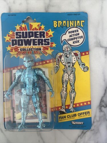 1984 1985 Kenner DC Super Powers Brainiac Vintage Figurka akcji Nowa MOC - Zdjęcie 1 z 15