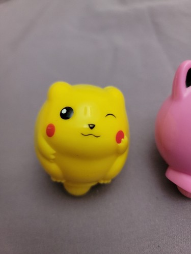 Pokemon 2000 Battle Tops Spinner Jigglypuff Pikachu Figure Kellogg's 2.5". - Picture 2 of 7