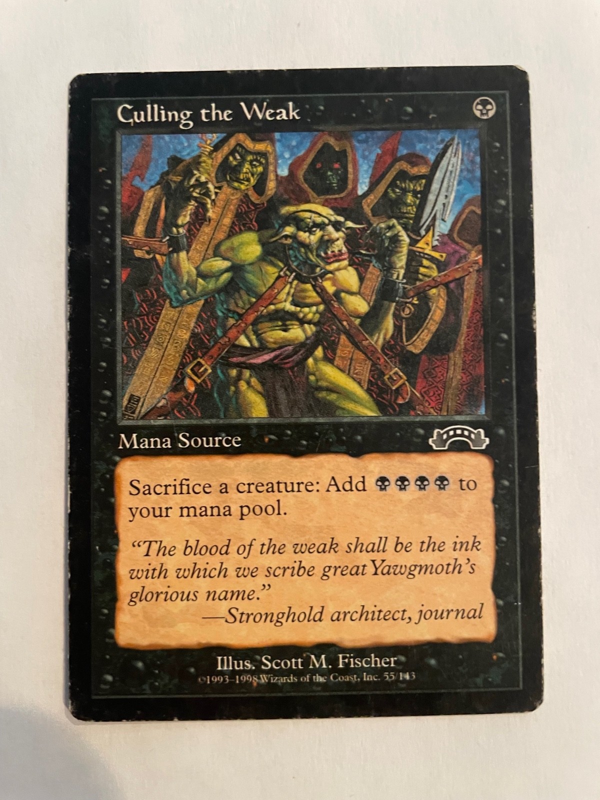 Culling The Weak - Exodus - Magic The Gathering LP
