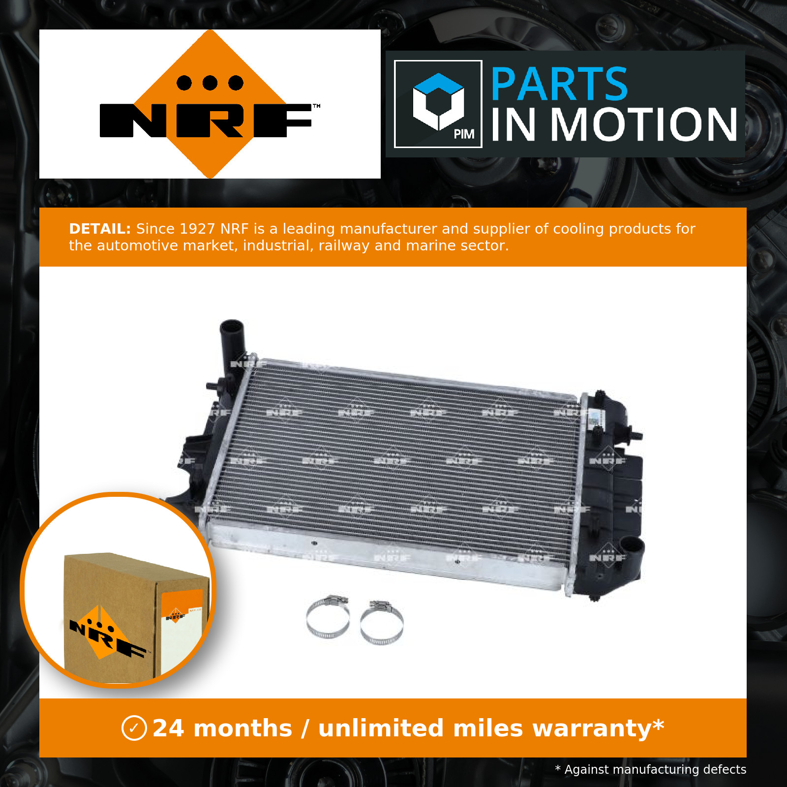 Radiator 58108 NRF 4283438 4288495 4729562 Genuine Top Quality Guaranteed New