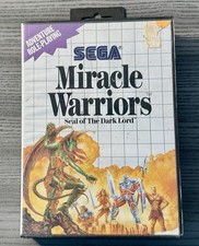 Miracle Warriors Seal of the Dark Lord (Sega Master System) w/ Manual