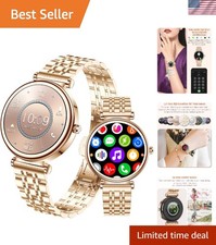 Smart Watch for Women 1.27" Color Screen Waterproof Fitness Activity Tracker ...