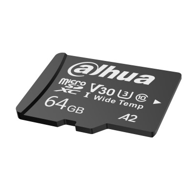 Scheda Memoria 64GB Dahua TF-W100 Micro SDXC U3 V30 per Action Cam e Droni