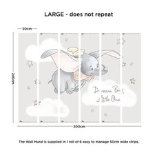 Disney Dumbo Wall Mural DUNELM