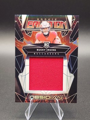 2024 Panini Obsidian - Bucky Irving - Rookie Eruption Materials #ERM-BIG (RC)