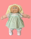 1985 CABBAGE PATCH KID Doll - Coleco Lemon Blonde Original Outfit