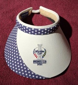 2021 Solheim Cup Inverness Club Toledo OH Imperial Golf Visor Hat Stars Stripes