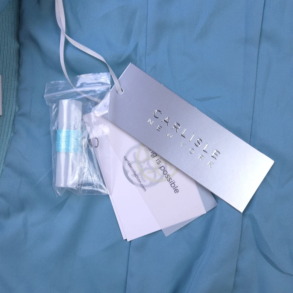 Chaqueta Carlisle Mujer 4 Gamuza Cuero Blazer Cremallera Completa Azul Forrado Nueva York Nueva York Nueva con Etiquetas Foto 4 de 4