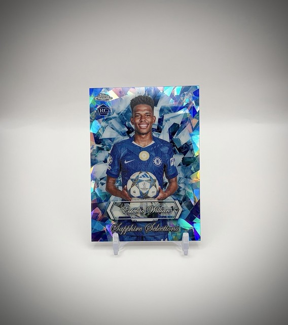 Estevao Willian 2025-26 Topps Chrome UEFA Sapphire Selections RC #SS-10 Chelsea