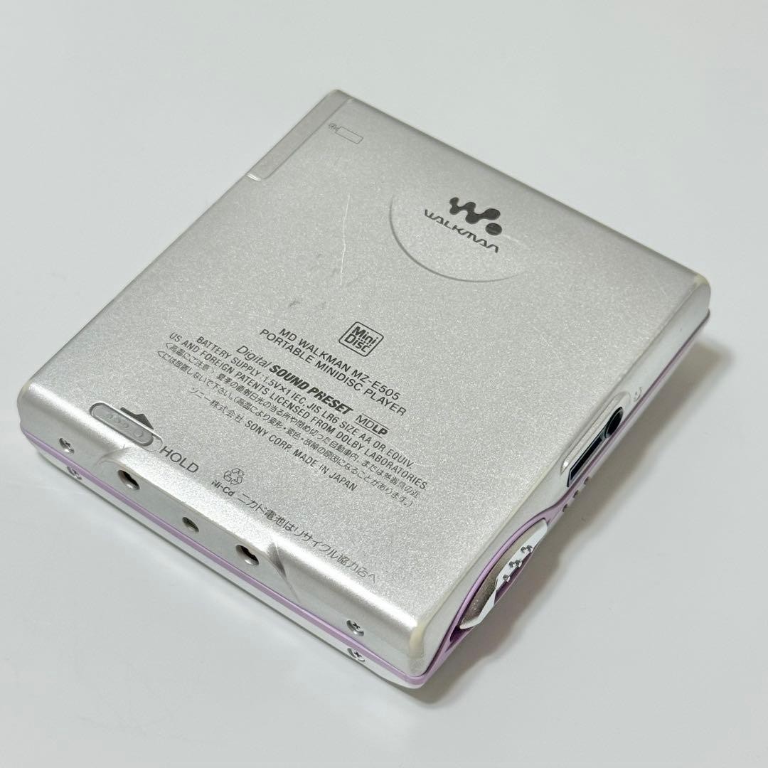 SONY MZ-E505 MD Walkman Portable MiniDisc Player Tested Working