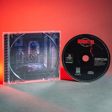 RESIDENT EVIL -  BLACK LABEL - PS1 - NO MANUAL - TESTED AND WORKING