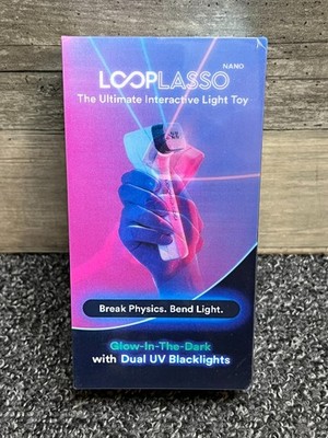 Loop Lasso Pro The Original Glow-in-The-Dark String Shooter Toy Bend Light -New!
