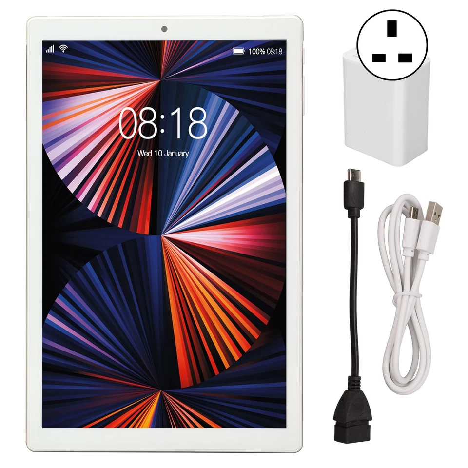 10.0in Tablet PC IPS Screen For 10 4GB RAM 64GB ROM 8 Core CPU 5G Dual B - Image 4 of 4