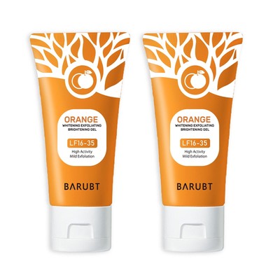 Orange Exfoliating Gel Moisturizer Face Body Scrub GelDeep Cleansing Moisturi...