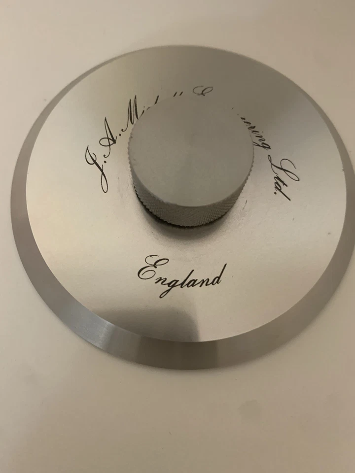 J.A. Michell Engineering Ltd. Disco de hockey disco tocadiscos estabilizador audiófilo Foto 3 de 4