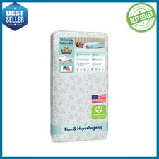 Kolcraft Pediatric 800 Extra Firm Crib Toddler Mattress 80 Coil Waterproof
