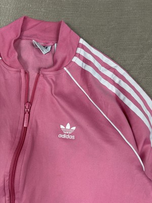 Depop Adidas Neon Pink Jacket Adidas Genser FINN-torget