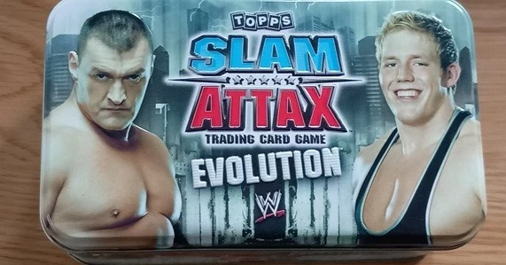 WWE SLAM ATTAX EVOLUTION EMPTY COLLECTORS TIN...CHOOSE BY TOPPS - Image 2 of 4