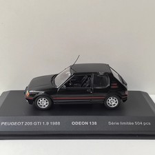 1/43 peugeot 205 gti 1988 peugeot car alloy no door 5a