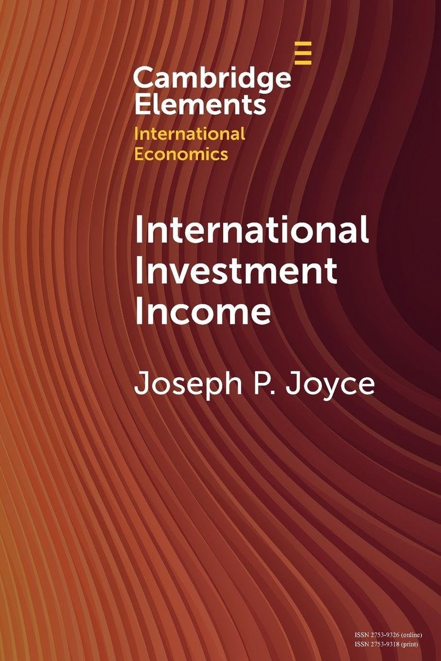 International Investment Income (Cambridge Elem. Joyce, Joyce, Paperback**