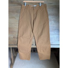 NWT Carhartt Work Pants Mens 32x32 Brown Rugged Flex Relaxed Duck Double-Front