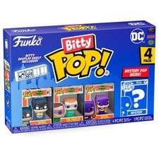 Funko Blister 4 Figuras Bitty Pop Dc Comics Batman Adam West